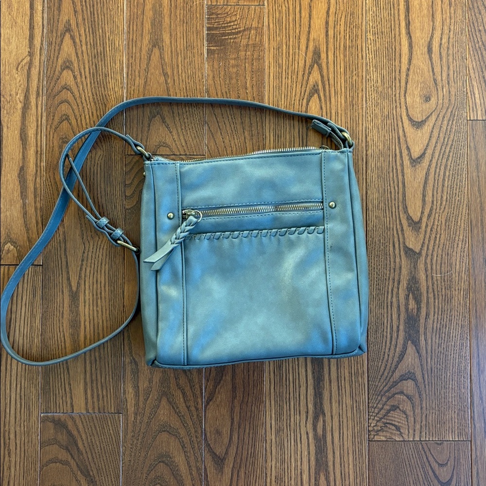 Gray Crossbody Bag